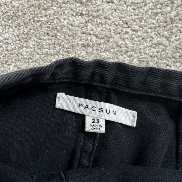 Pacsun Black Wrap Denim Skirt - Picture 4 of 4